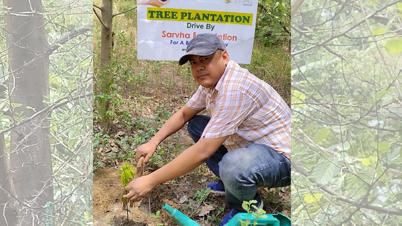 Tree Plantation Drive on Blood Donor Day