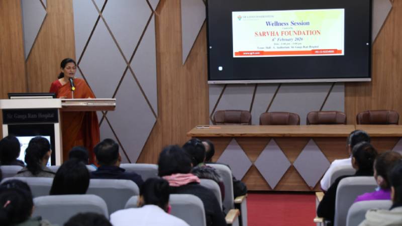 Wellness session @ Sir Ganga Ram Hospital