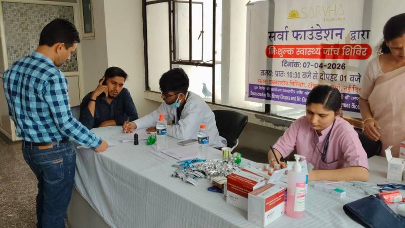 Health Check Up Camp at Prakash Deep Building